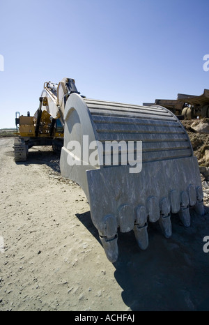 In Digger Talvivaara miniera, Sotkamo Finlandia Foto Stock