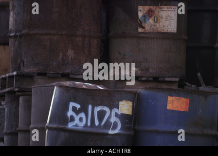 I rifiuti tossici dump New Jersey USA Foto Stock