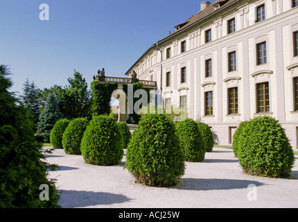 Il castello di Hradcany a Praga Repubblica Ceca Foto Stock