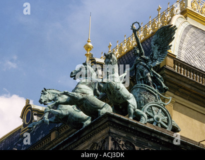 Il Teatro Nazionale di Praga Repubblica Ceca Foto Stock