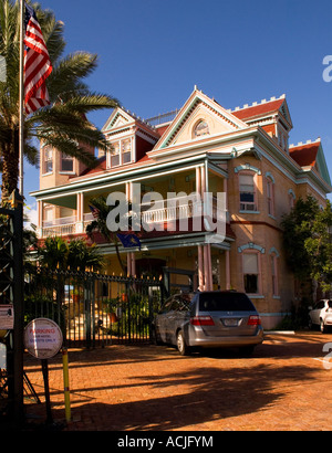 Casa più southernmost Negli Stati Uniti continentali a Key West FL, Florida Keys Foto Stock