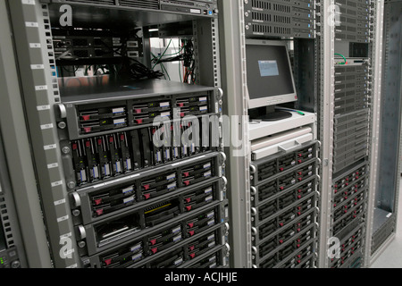 Server HP Proliant Server montati in rack Foto Stock