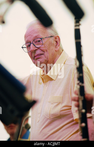 Pic martin phelps 09 07 06 marlborough jazz festival humphrey littleton Foto Stock