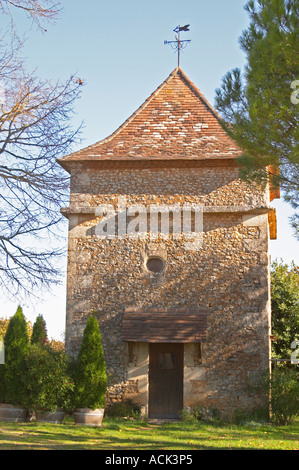 La colomba cote colombier Truffiere de la Bergerie (Truffière) tartufi farm Ste Foy de finchéil Dordogne Francia Foto Stock