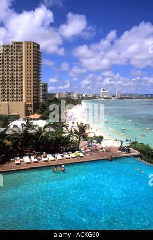 Guam Reef Hotel nella bellissima Baia di Tumon in Guam USA Foto Stock