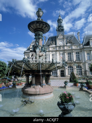 Hotel de ville Limoges Dordogne Nouvelle-Aquitaine Francia Foto Stock