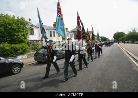 Giornata dei veterani, Southend on Sea Essex REGNO UNITO 27 Giugno 2007 Foto Stock