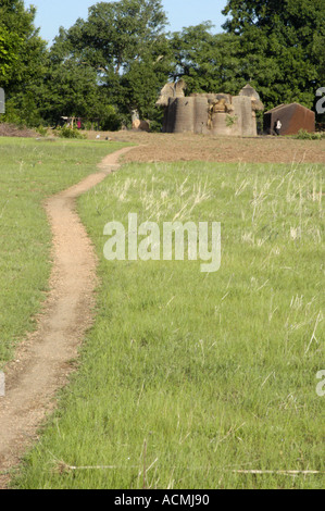 Batammaliba tata casa Taberma Nadoba Valley Togo Africa occidentale Foto Stock