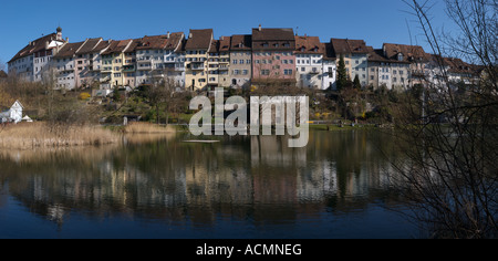 Vista panoramica della città di volontà, San Gallo Foto Stock