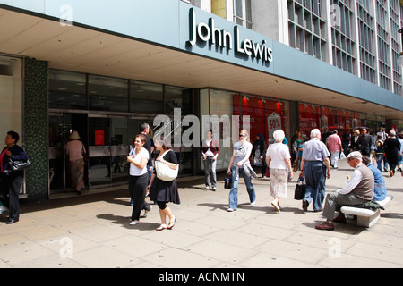 John Lewis Store su oxford street LONDON REGNO UNITO Foto Stock