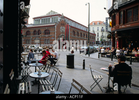 Square St Gery Bruxelles Foto Stock