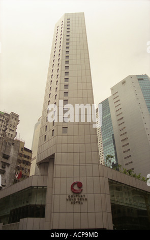 Il Century Hotel tra Jaffe road e Lockhart Road a Hong Kong Foto Stock