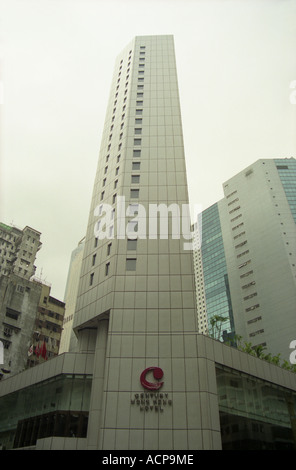 Il Century Hotel tra Jaffe road e Lockhart Road a Hong Kong Foto Stock