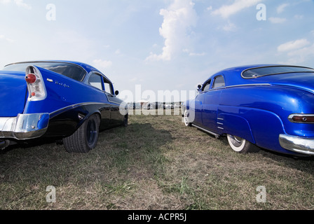 Bottrop Kustom Kulture 2007 Hot Rods Kustoms incrociatori di arte presso l'aerodromo di Bottrop Kirchhellen Foto Stock