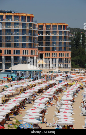 Il litorale del Mar Nero Bulgaria Varna Drujba St Konstantin ed Elena Foto Stock