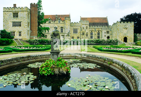 Penshurst Place signorile casa storica home garden vicino a Royal Tunbridge Wells, Sevenoaks, Tonbridge, Kent, Inghilterra. Foto Stock