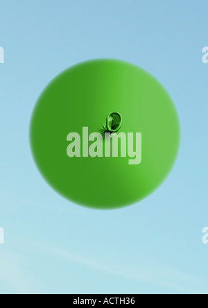 Pallone da basso angolo di Ballon von unten Foto Stock