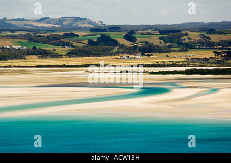 Australia Tasmania Stanley testa circolare a Sawyer Bay Foto Stock