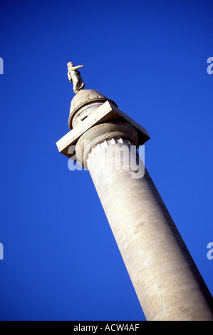 George Washington Monument Baltimore, Maryland Foto Stock