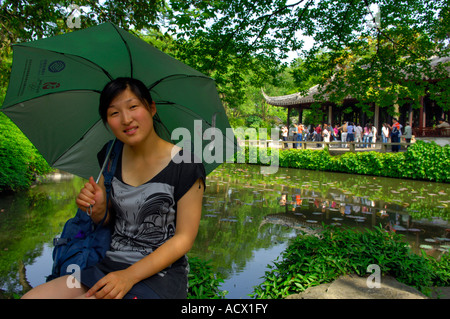 L umile gli amministratori Giardino di Suzhou, Cina Foto Stock