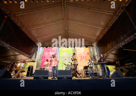 Artisti al mondo Village Festival a Kaisaniemi, Helsinki, Finlandia, UE Foto Stock