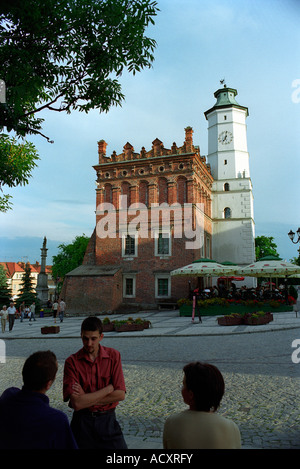 Il municipio di Sandomierz, Polonia Foto Stock