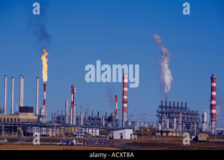 Nova Chemicals Joffre Petrolchimici vicino al Red Deer Alberta Canada Foto Stock