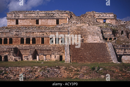 Grande Palazzo Sayil Messico America Centrale Foto Stock