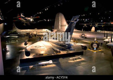 Immagine interno della United States Air Force Museum su Wright Patterson Air Force Base a Dayton, Ohio. Foto Stock