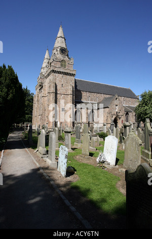 St Machar la cattedrale in Old Aberdeen, nella città di Aberdeen, Scozia, Regno Unito, che è una Chiesa di Scozia kirk Foto Stock