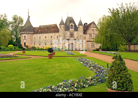 Chateau St Germain de Livet Auge Normandia Francia Foto Stock