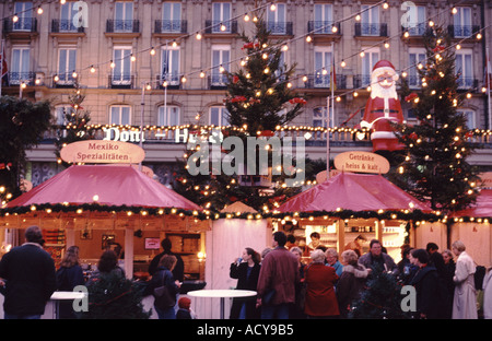 Germania Colonia Koeln mercato chistmas Foto Stock