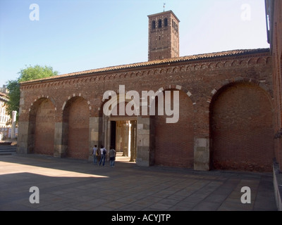 Milano Italia Basilica di Sant Ambrogio sant Ambrogio chiesa Foto Stock