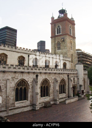 St Giles' senza Cripplegate chiesa nella città di Londra GB UK Foto Stock