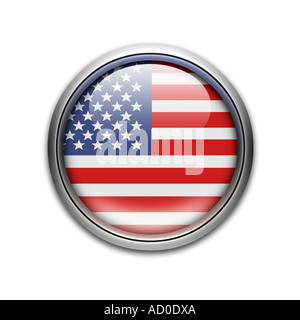 Bandiera degli Stati Uniti d'America unitet stati dell America us Foto Stock
