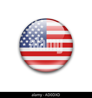 Bandiera degli Stati Uniti d'America unitet stati dell America us Foto Stock