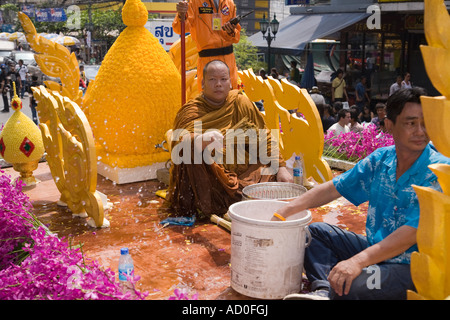 Songkran parade Khao San Road di Bangkok in Thailandia Foto Stock