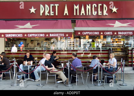 Pret a Manger London REGNO UNITO Foto Stock