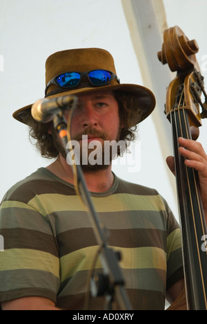 Il Wildwood fascia giocare a Dent Folk Festival Giugno 2007 Dent Cumbria Inghilterra England Foto Stock