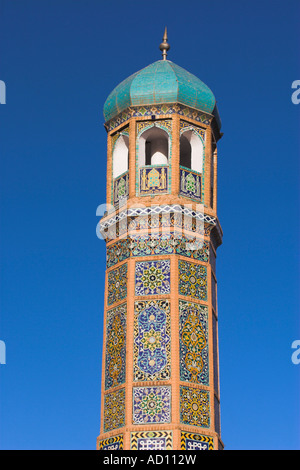 Afghanistan, Herat, minareto della moschea del venerdì o Masjet-eJam Foto Stock