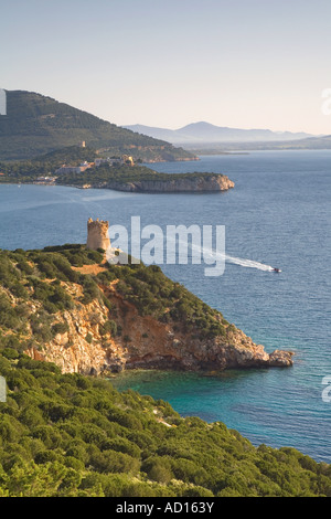 Punta del bollo, Capo Caccia, Sardegna, Italia Foto Stock