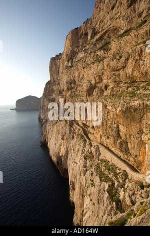 Escala del Cabirol, Capo Caccia, Sardegna, Italia Foto Stock