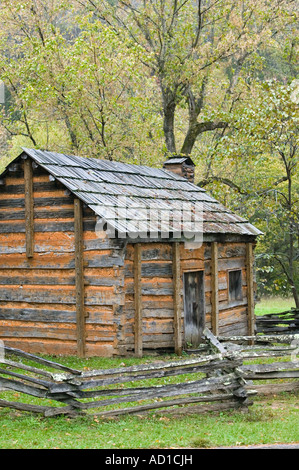 Abraham Lincoln's Boyhood Home, manopola Creek, Hodgenville, Kentucky, Stati Uniti d'America Foto Stock