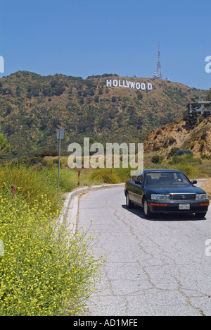 Hollywood Sign Hollywood Hills Los Angeles California USA Foto Stock