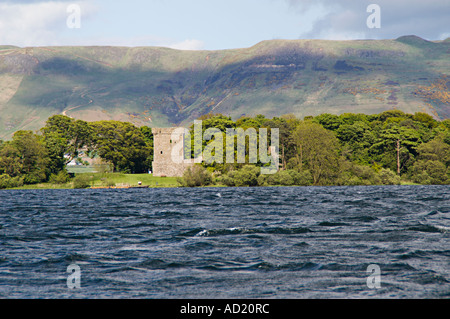 Loch Leven Castle Kinross Fife Scozia accessibile solo in barca Foto Stock