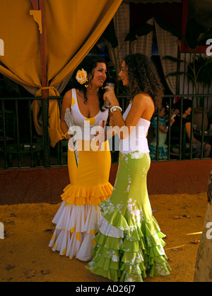 Le scene del festival di San Miiguel nell arco de la Frontera, Andalusia, Spagna Foto Stock