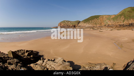 Spiaggia Plemont Jersey Foto Stock