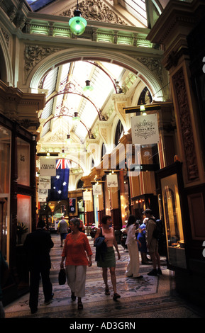 Blocco arcade, Melbourne, Victoria, Australia Foto Stock