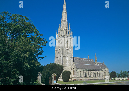 BODELWYDDAN CONWY North Wales UK Europa settembre chiesa di St Margaret conosciuta anche come la Chiesa di Marmo Foto Stock