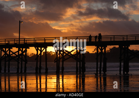 Molo di Goleta Foto Stock